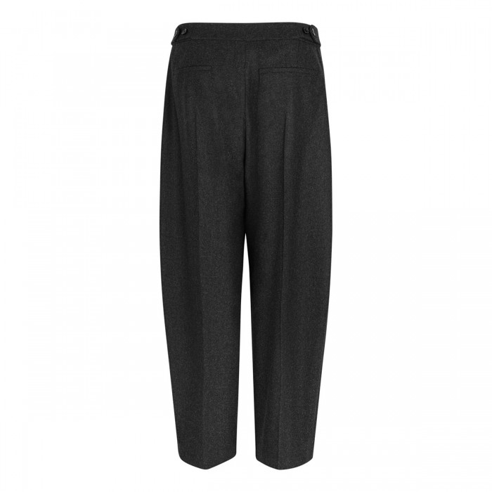 Merino flannel tailored pants