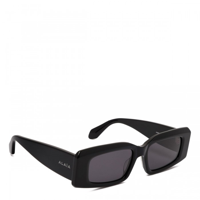 Black rectangular sunglasses