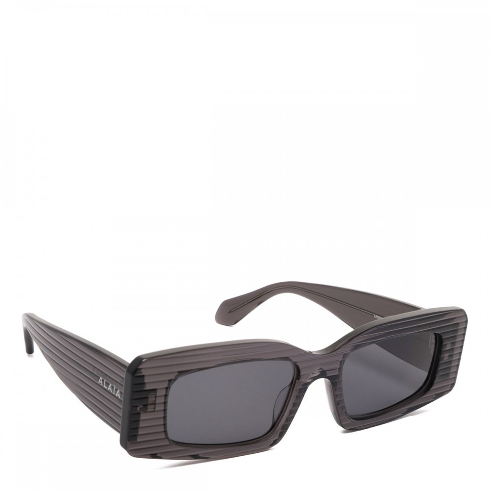 Black rectangular sunglasses