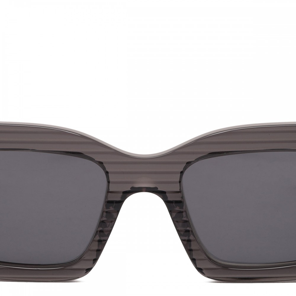 Black rectangular sunglasses