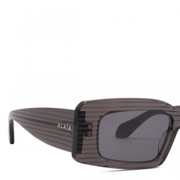 Black rectangular sunglasses