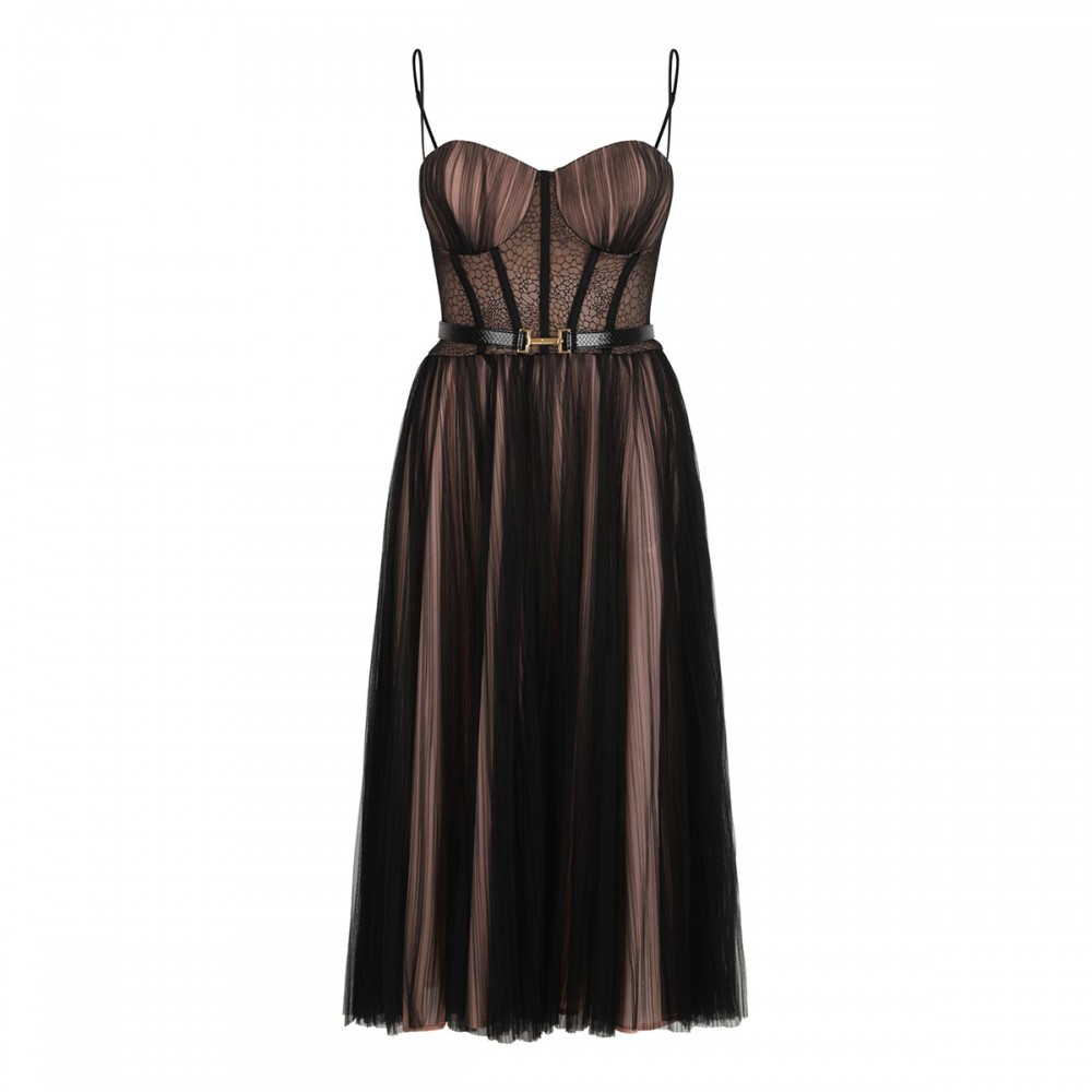 Tulle bustier dress