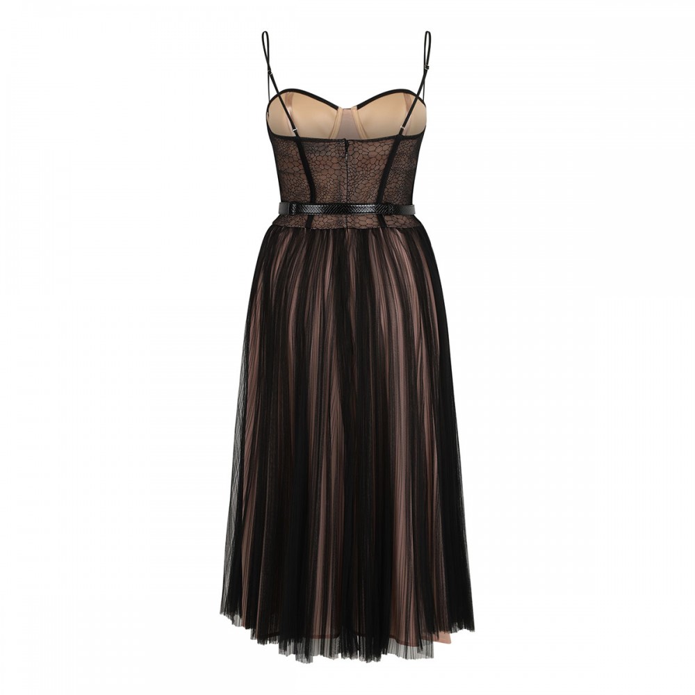 Tulle bustier dress