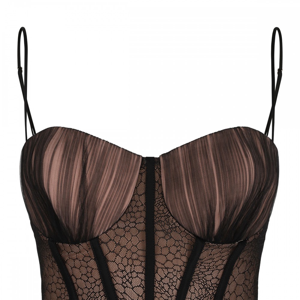 Tulle bustier dress