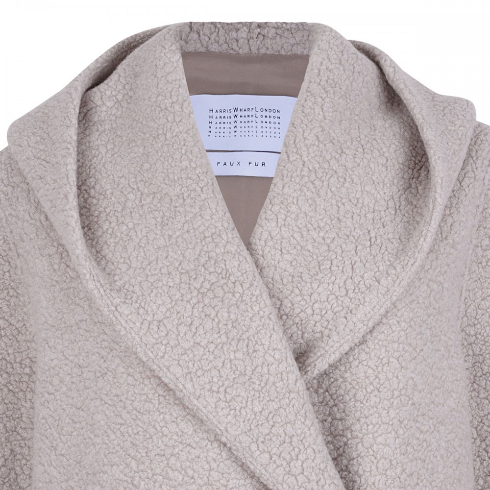 Hooded double breasted jacket