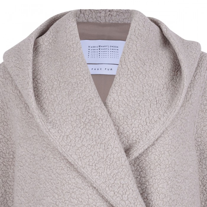 Hooded double breasted jacket