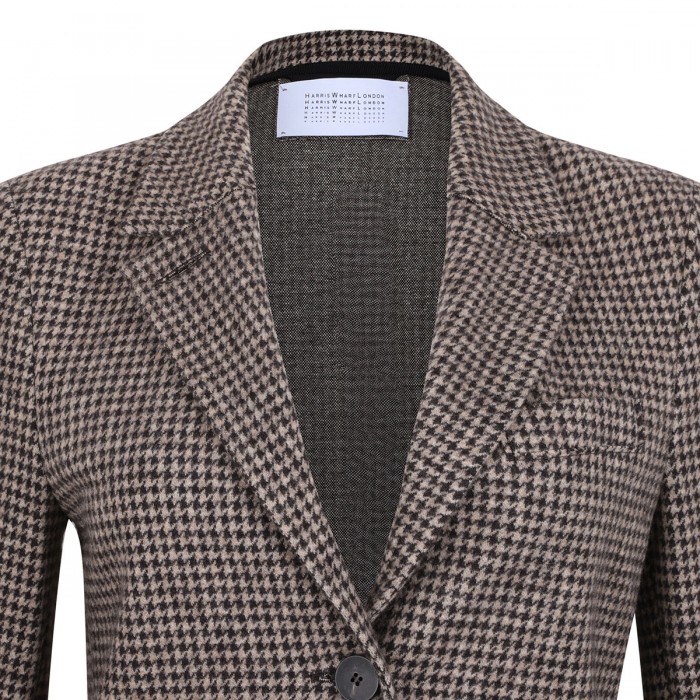 Stand up collar blazer