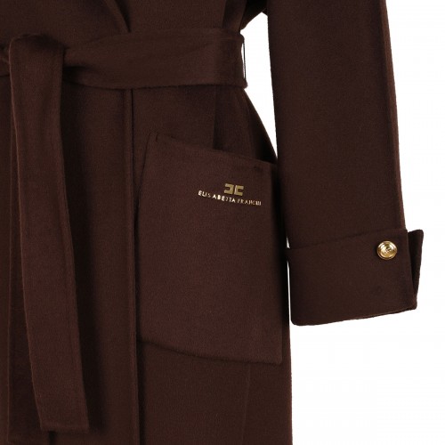 Coffee hue wool coat 2