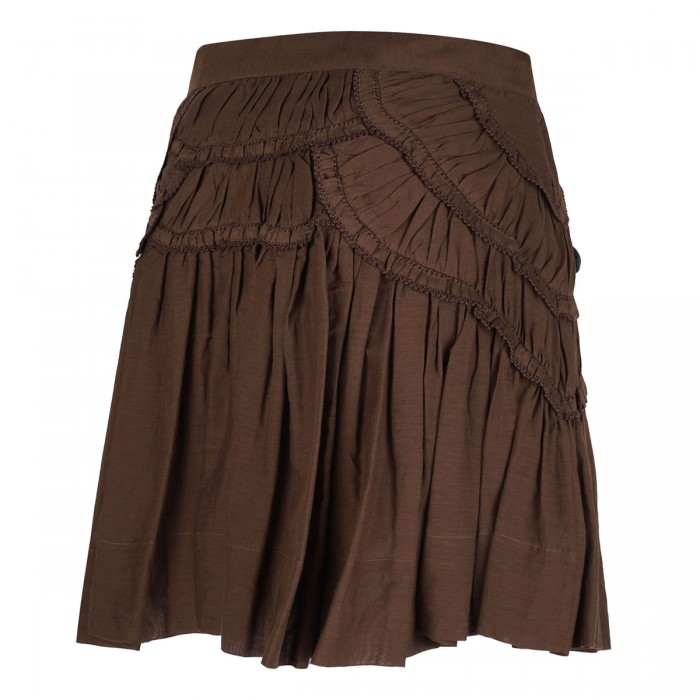 Ceola cotton voile skirt