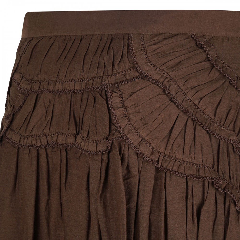 Ceola cotton voile skirt