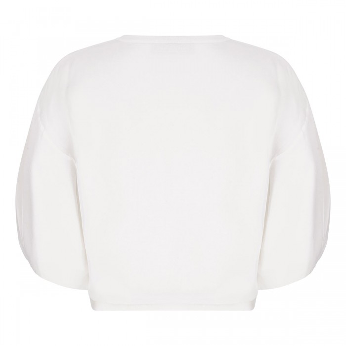 Ivory voile cardigan