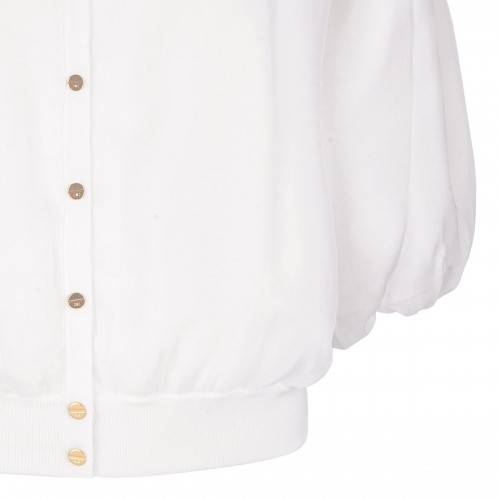 Ivory voile cardigan 2