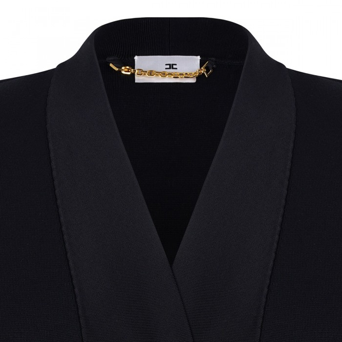 Black knit jacket