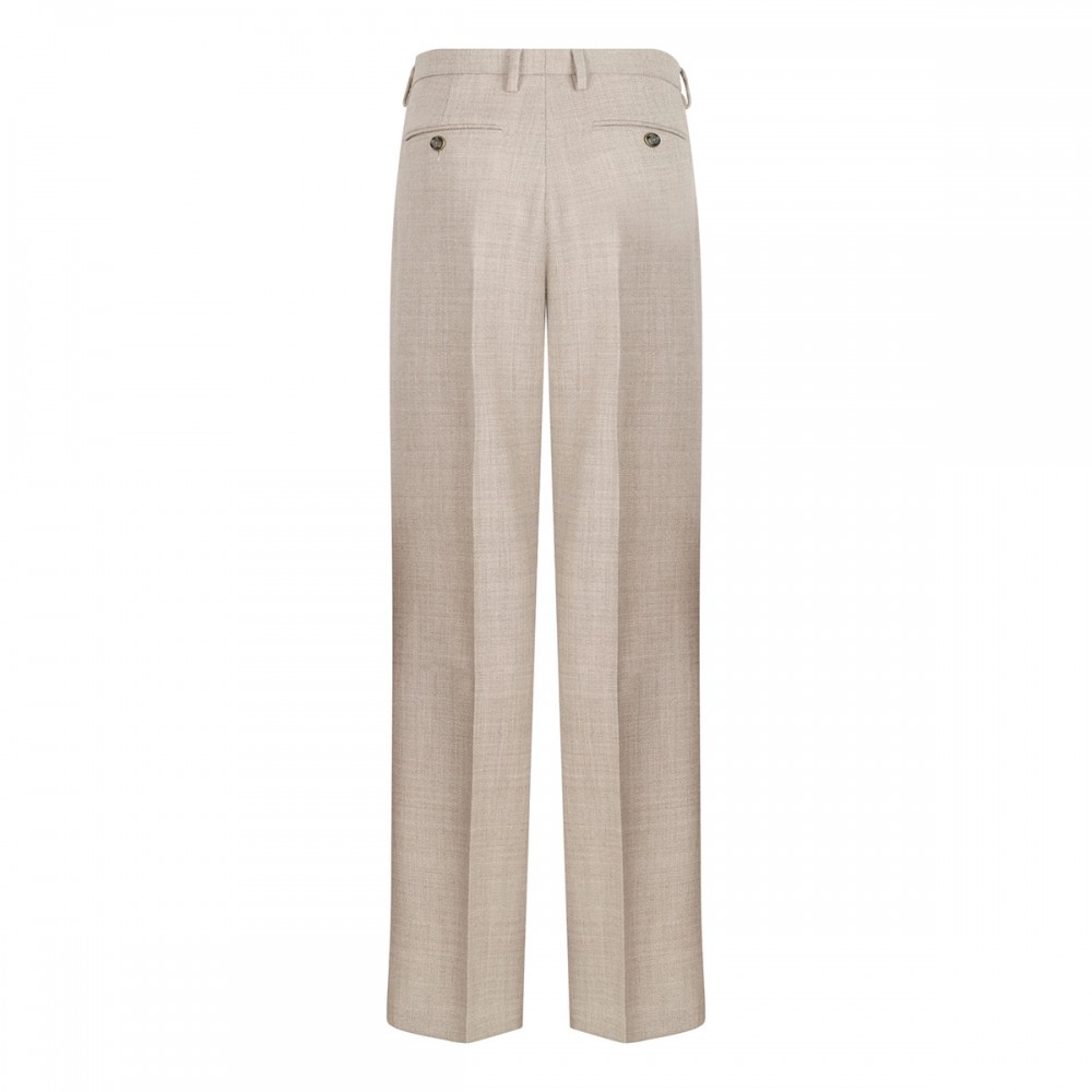 Beige virgin wool blazer