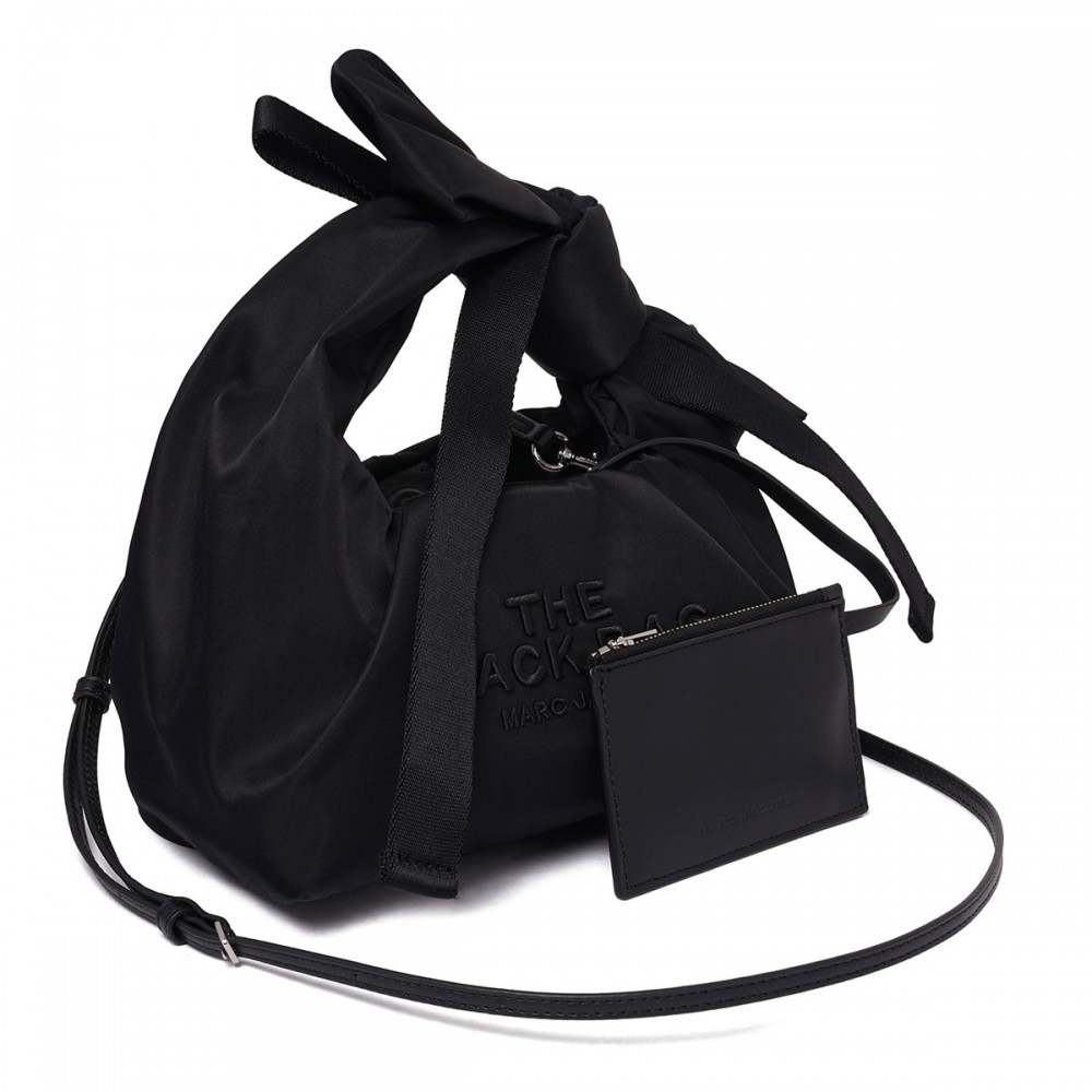 The Bow nylon mini sack bag