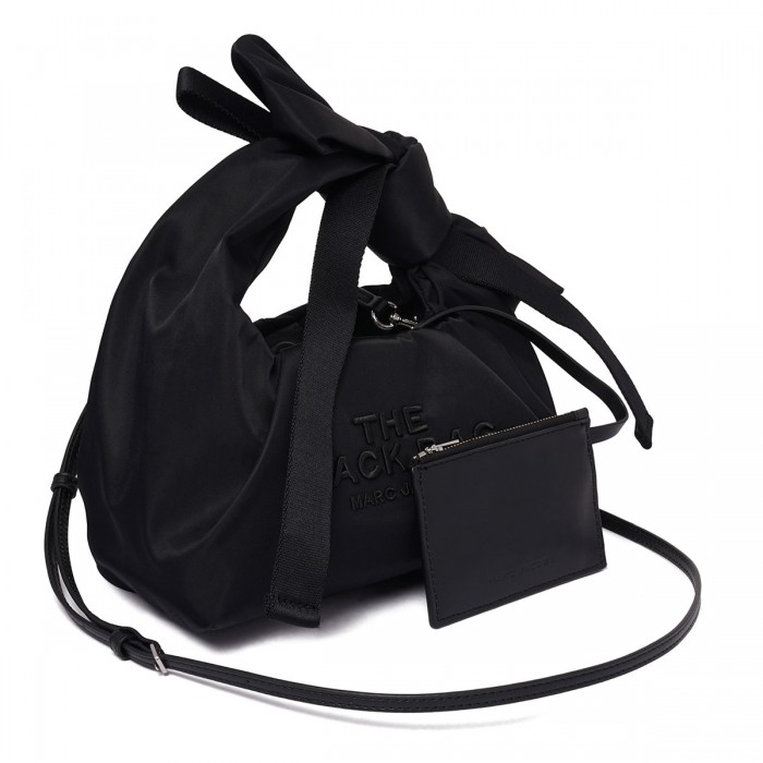 The Bow nylon mini sack bag