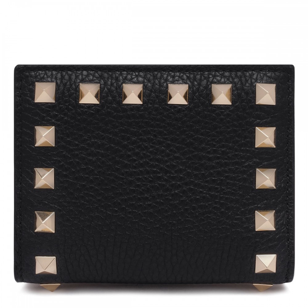 Rockstud compact wallet