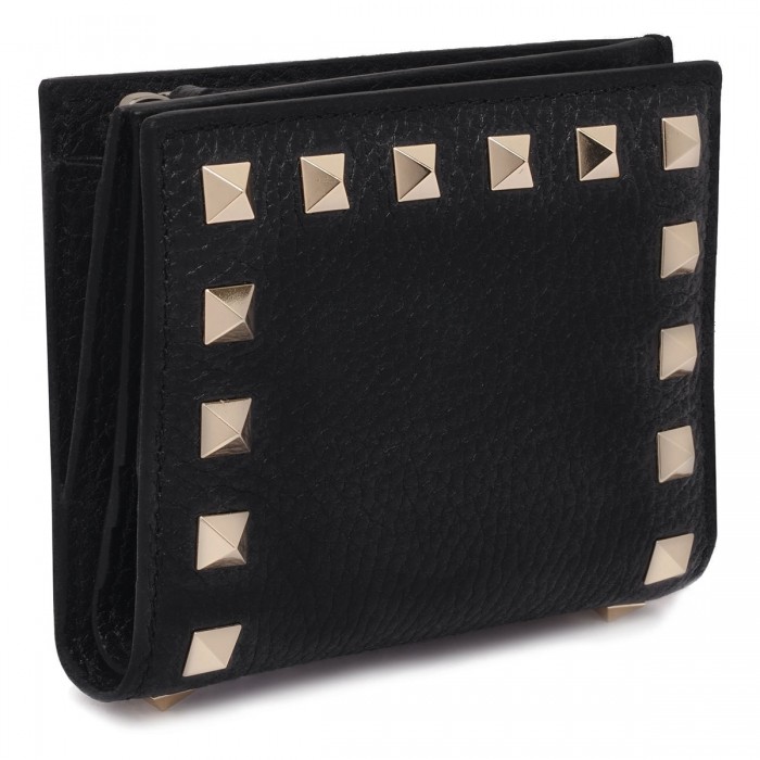 Rockstud compact wallet
