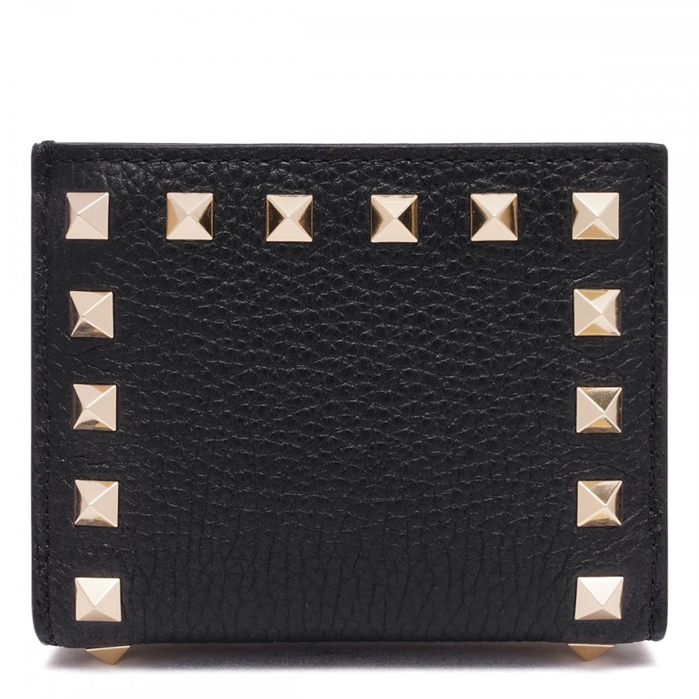 Rockstud compact wallet