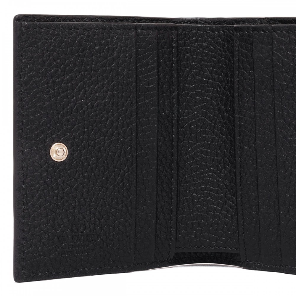 Rockstud compact wallet