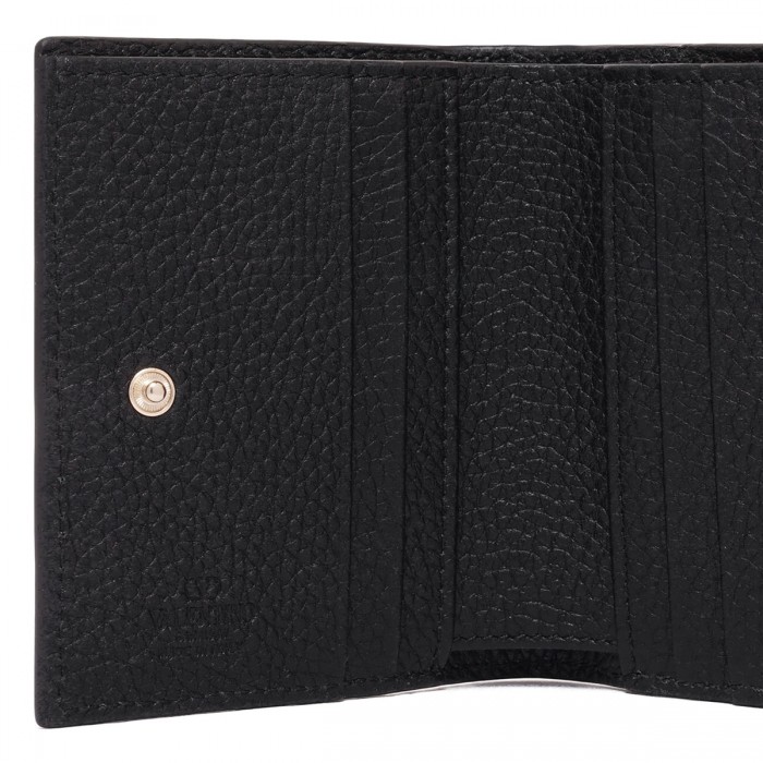 Rockstud compact wallet