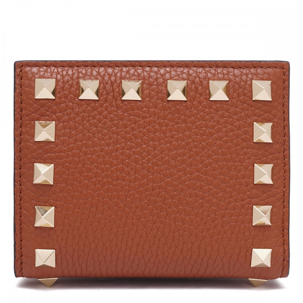 Rockstud compact wallet