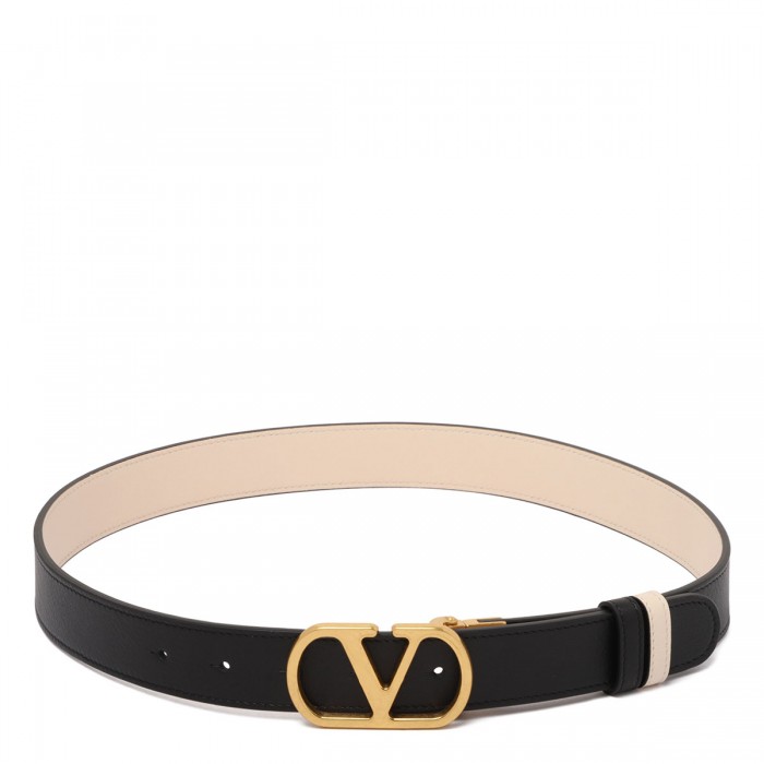 Vlogo signature reversible belt