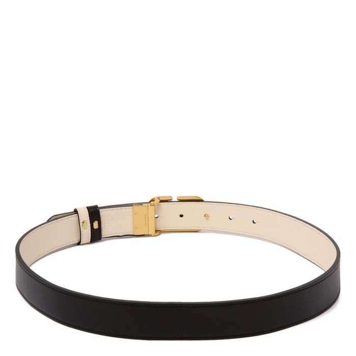 Vlogo signature reversible belt
