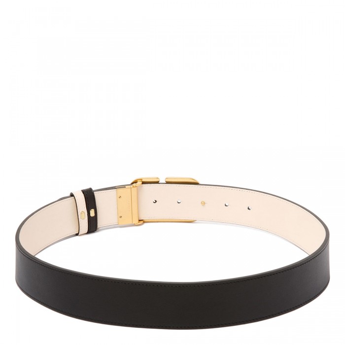 Vlogo signature reversible belt