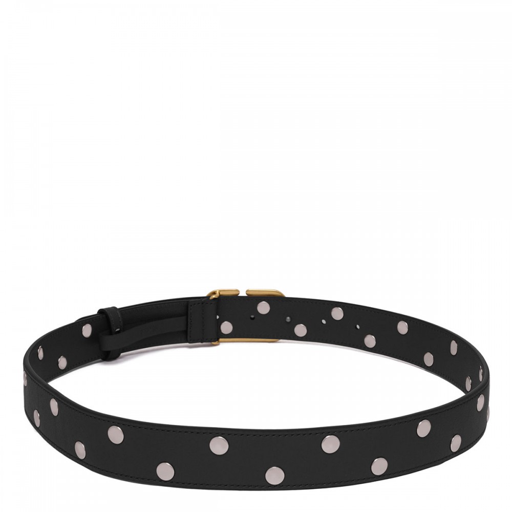 Vlogo Signature belt with rivets