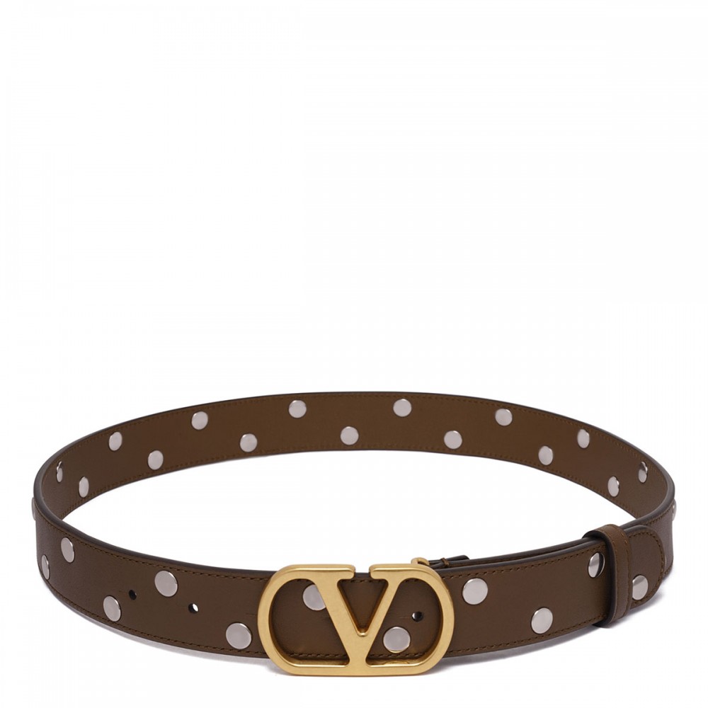Vlogo Signature belt with rivets