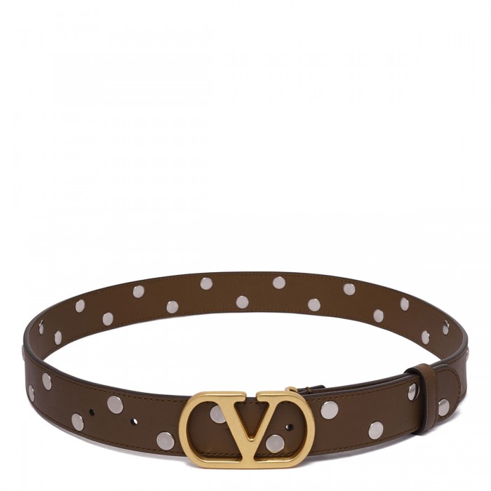 Vlogo Signature belt with rivets