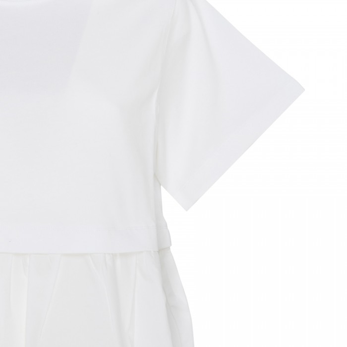 White organic cotton dress
