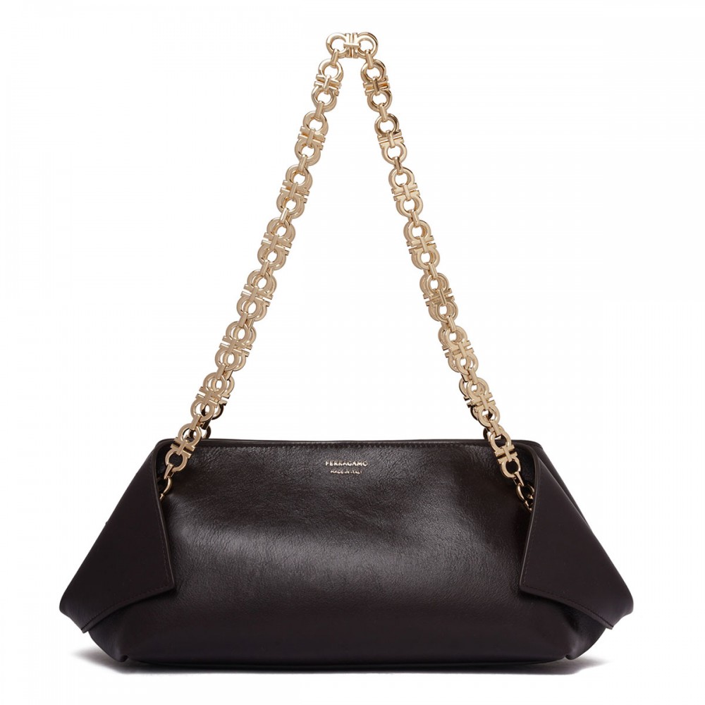 Folded S shoulder bag