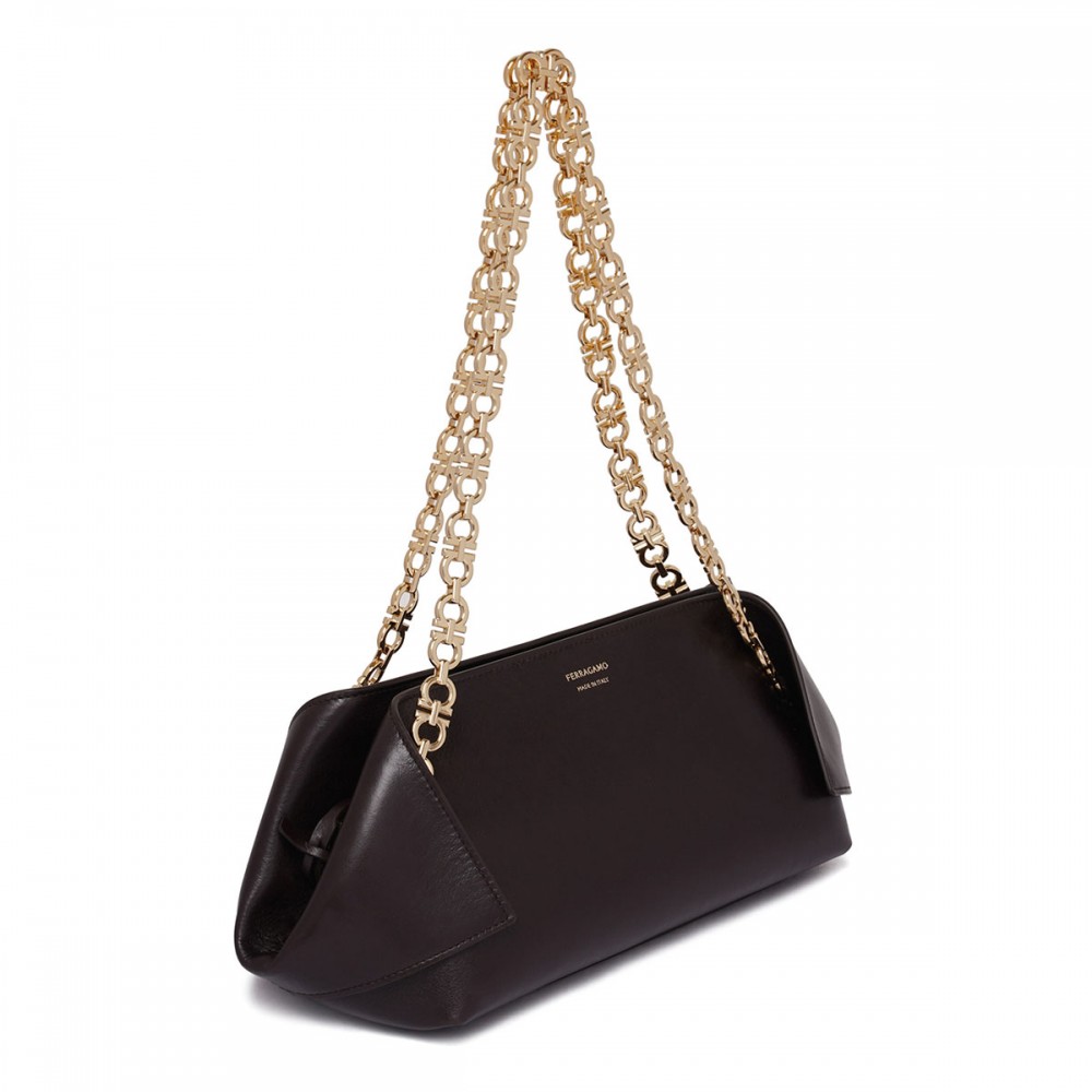 Folded S shoulder bag