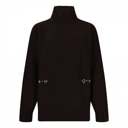 Sweater with Horsebit