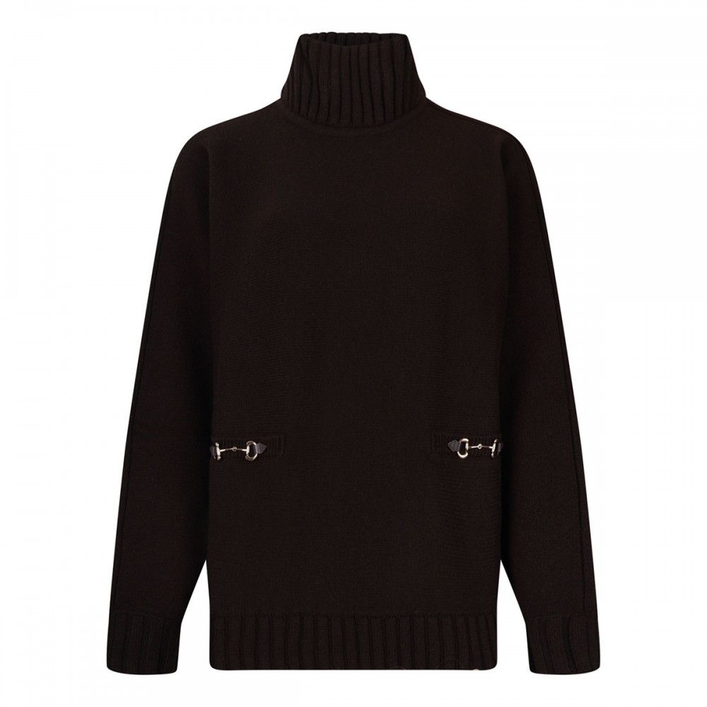 Sweater with Horsebit