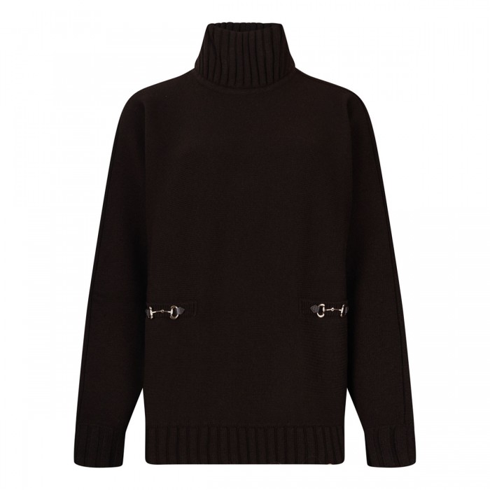 Sweater with Horsebit