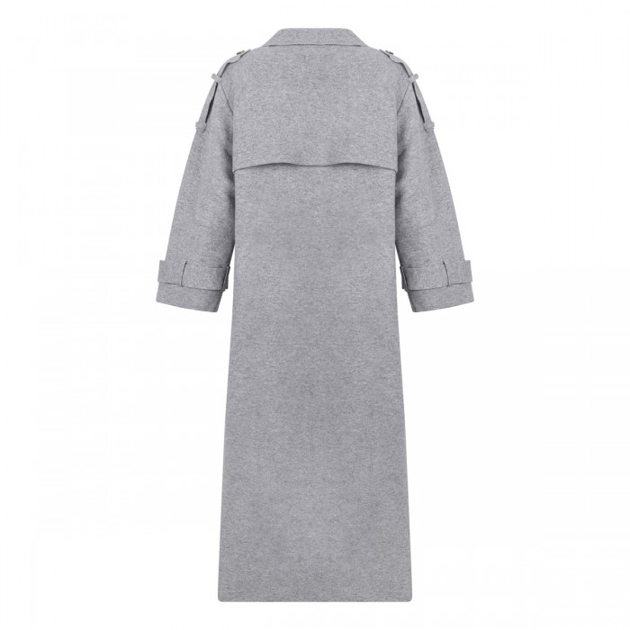 Talia gray knit coat