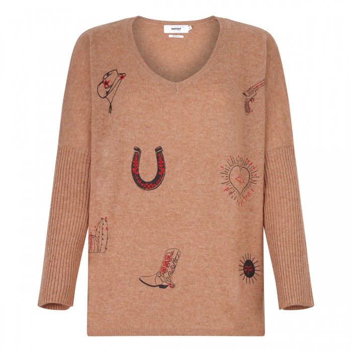 Josephine cashmere poncho sweater