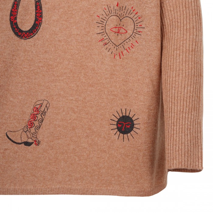 Josephine cashmere poncho sweater