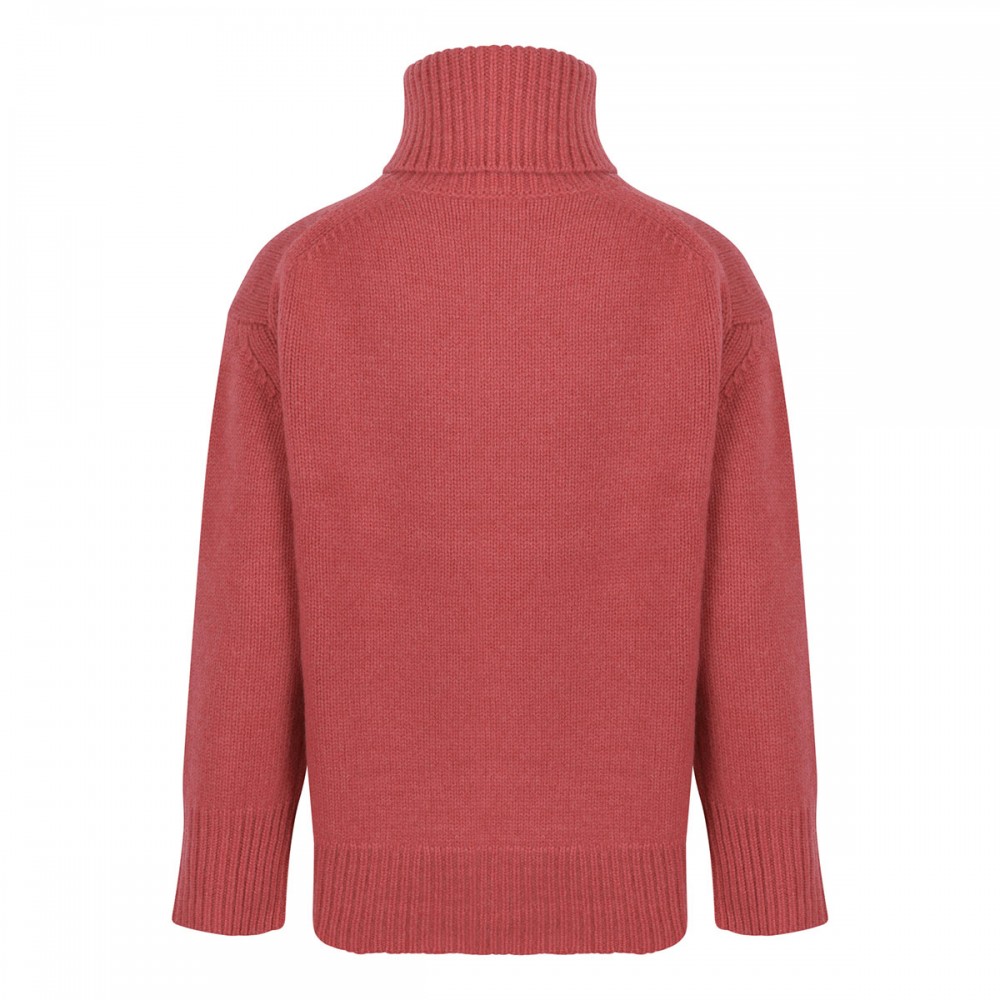 Audrey garnet-hue sweater