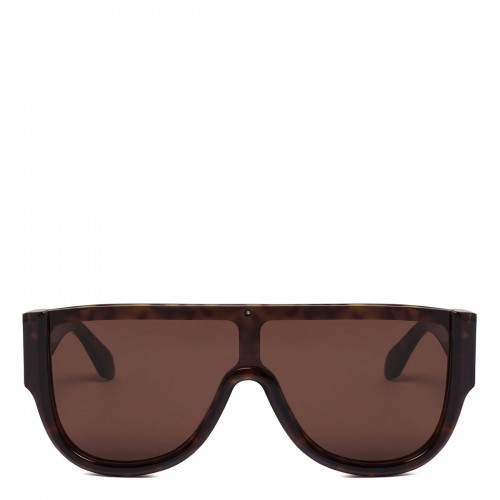 Tortoiseshell mask sunglasses