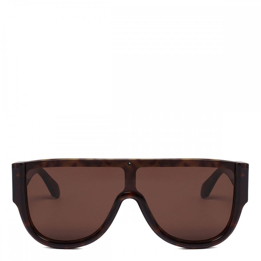 Tortoiseshell mask sunglasses