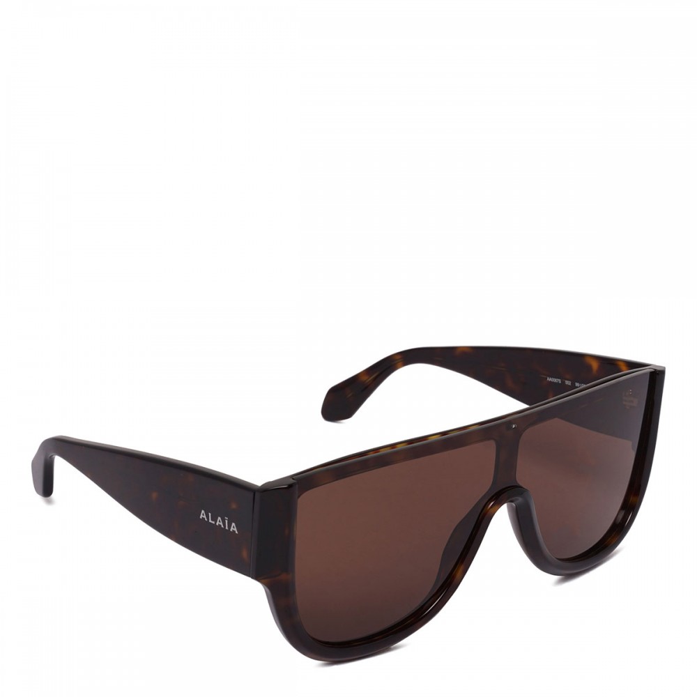 Tortoiseshell mask sunglasses