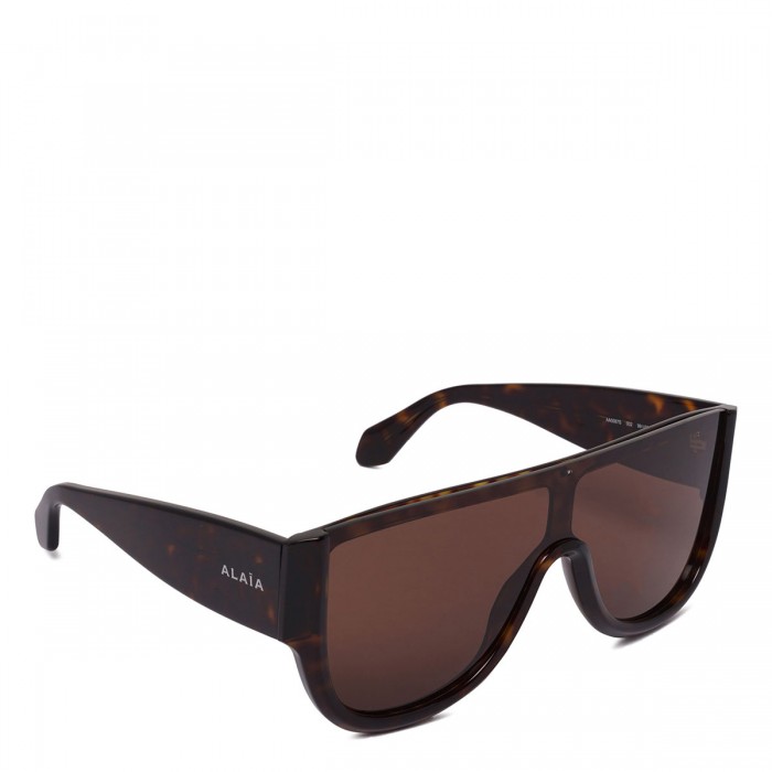 Tortoiseshell mask sunglasses