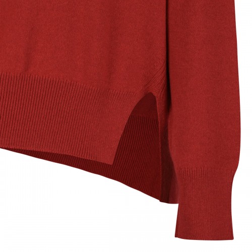Red cashmere sweater 2