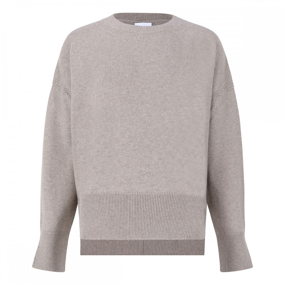 Moon dust hue cashmere pullover