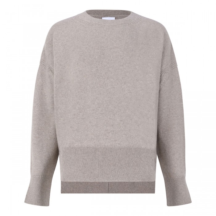 Moon dust hue cashmere pullover