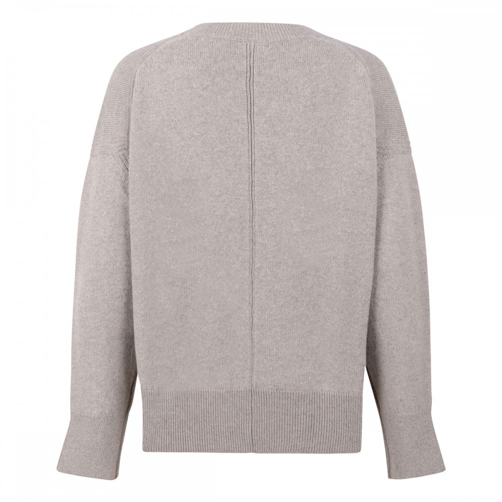Moon dust hue cashmere pullover